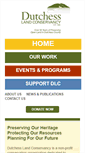 Mobile Screenshot of dutchessland.org