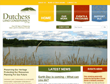 Tablet Screenshot of dutchessland.org